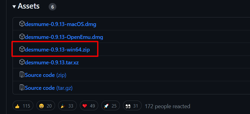 DeSmuME download GitHub