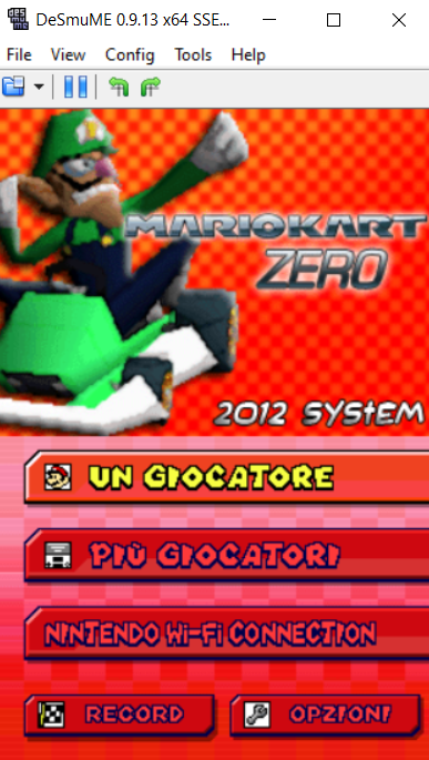Gioco avviato in DeSmuME
