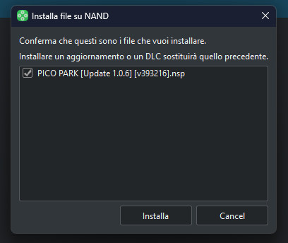 Alert installazione Eden