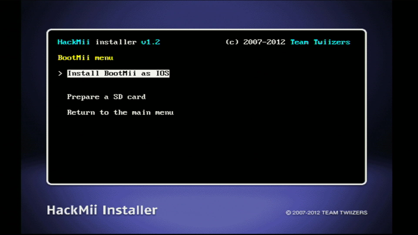 BootMii - Install as IOS